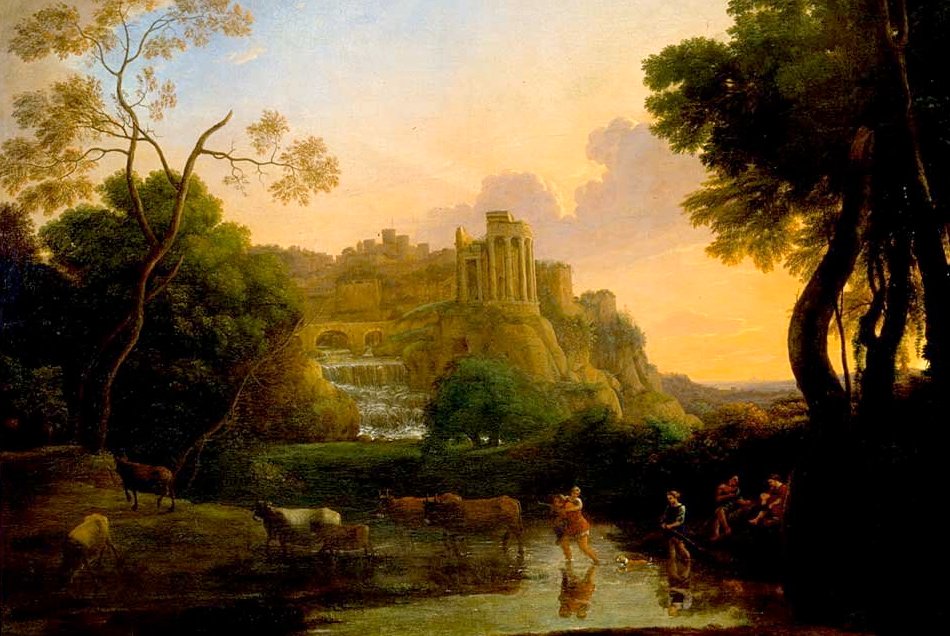 Visão Ideal do Tivoli de Claude Lorrain
