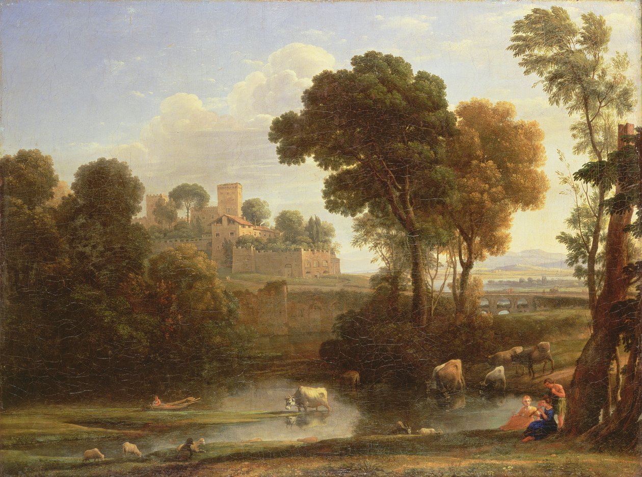 Paisagem Italiana, 1648 de Claude Lorrain
