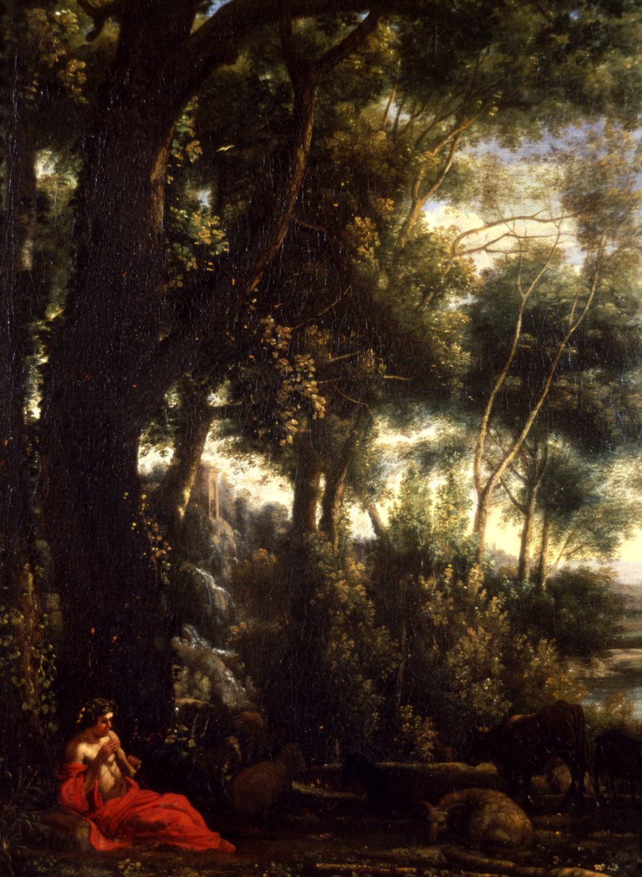 Paisagem com pastor de Claude Lorrain