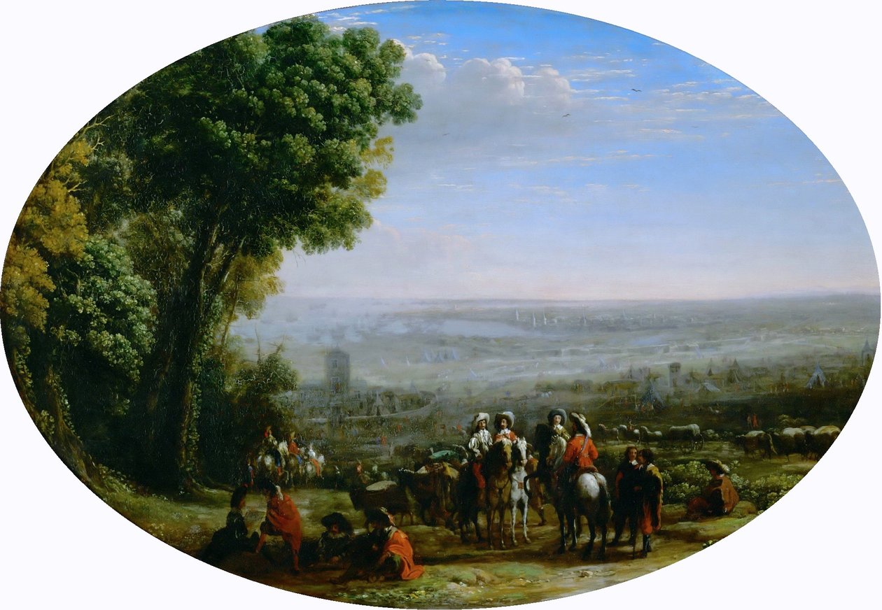 Assento de La Rochelle por Louis XIII de Claude Lorrain