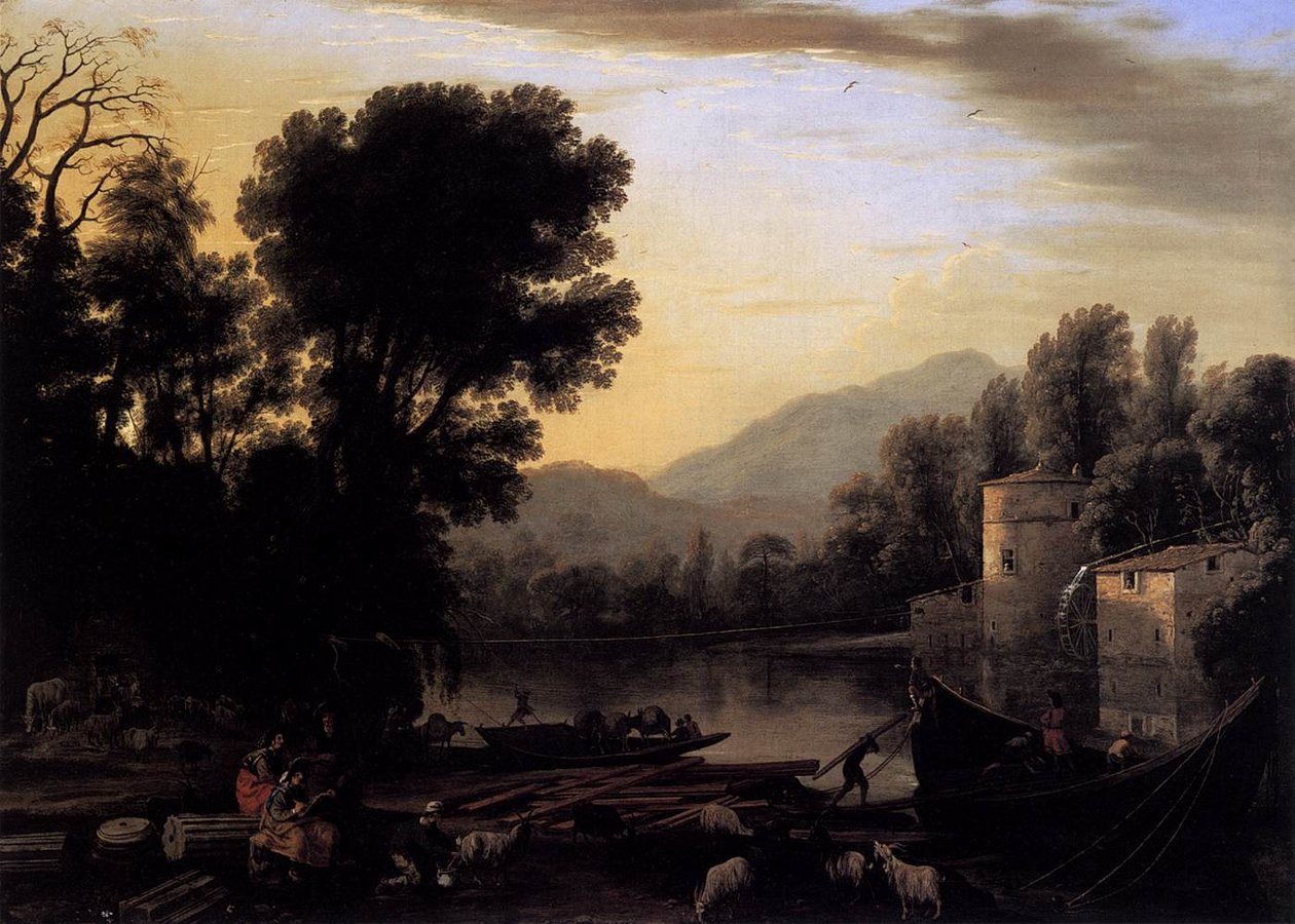 O moinho de Claude Lorrain