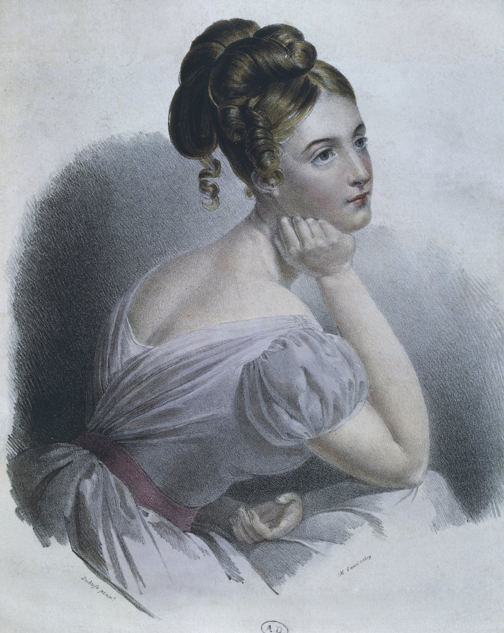 Sonhando acordado de Claude Marie Dubufe