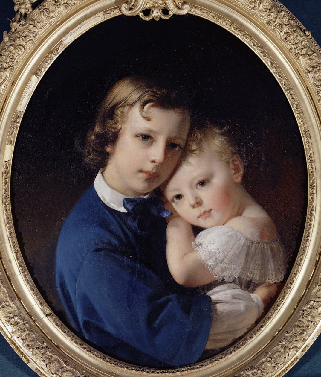 Paul e Rene Dubufe, c.1852 de Claude Marie Dubufe
