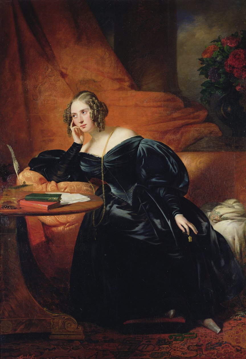 A condessa de Lapeyriere de Claude Marie Dubufe