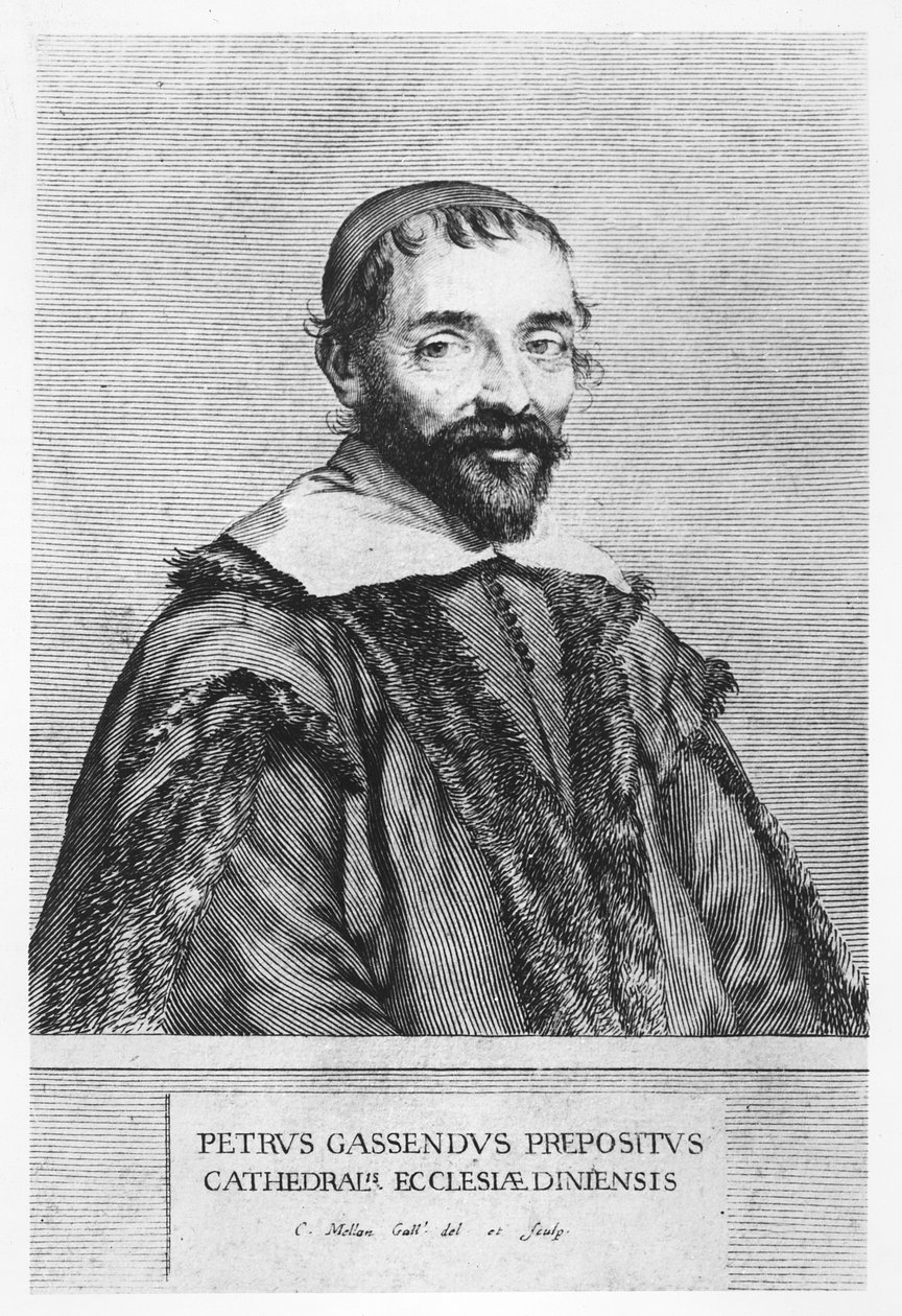 Retrato de Pierre Gassendi de Claude Mellan