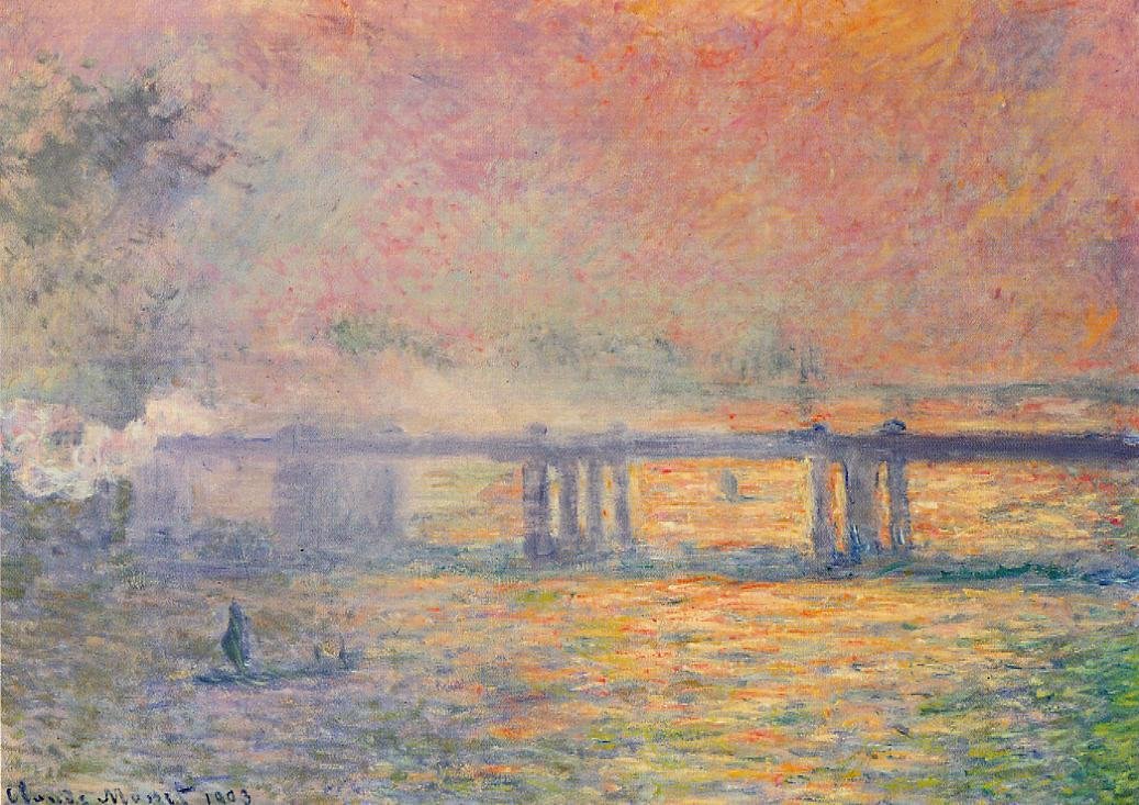 Charing Cross Bridgen de Claude Monet
