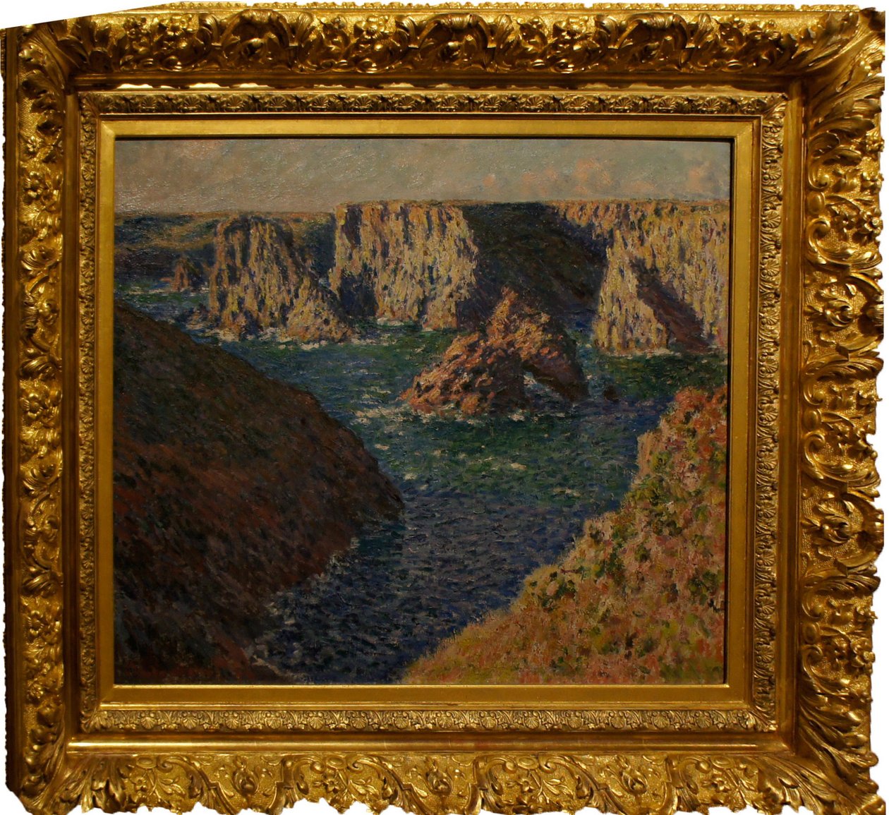 Les_rochers_de_Belle_IleThe rochas em Belle-Isle. de Claude Monet