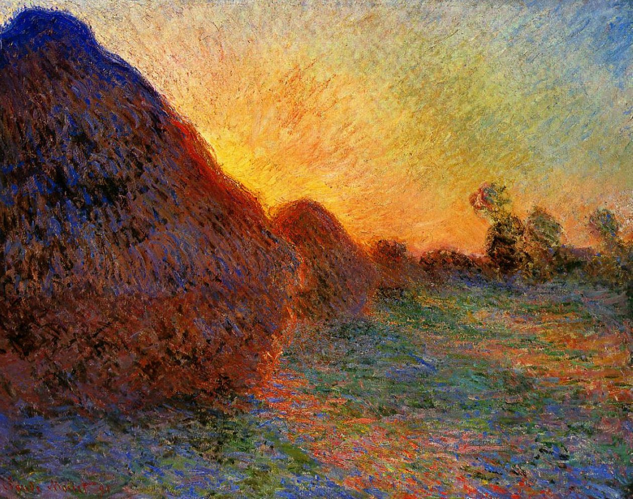 Meulesn de Claude Monet