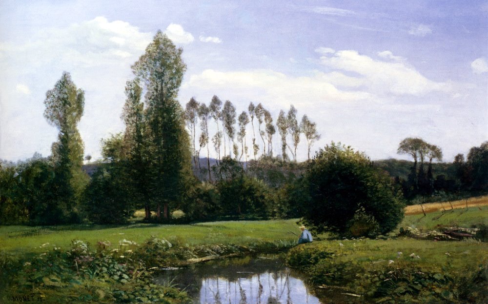 Vista, de, rouellesn de Claude Monet