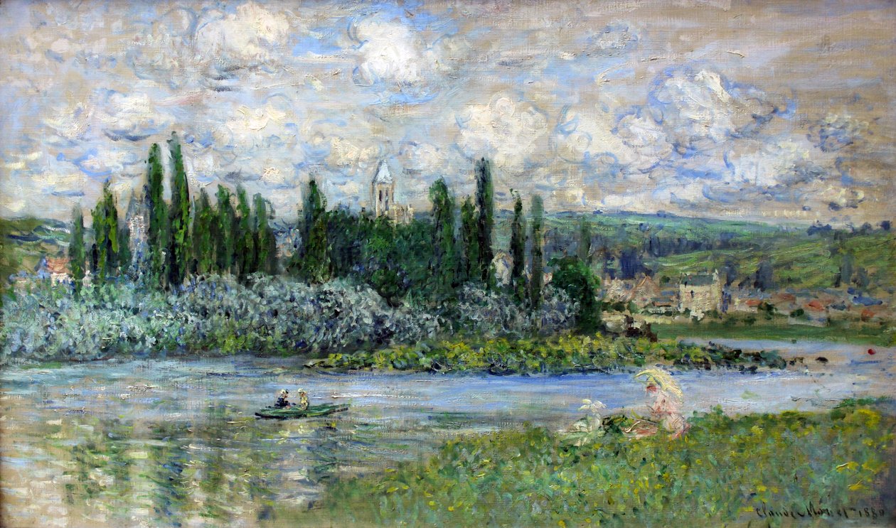 Vista de Vetheuil-sur-SeineGerman: Vista de Vetheuil-sur-Seine de Claude Monet