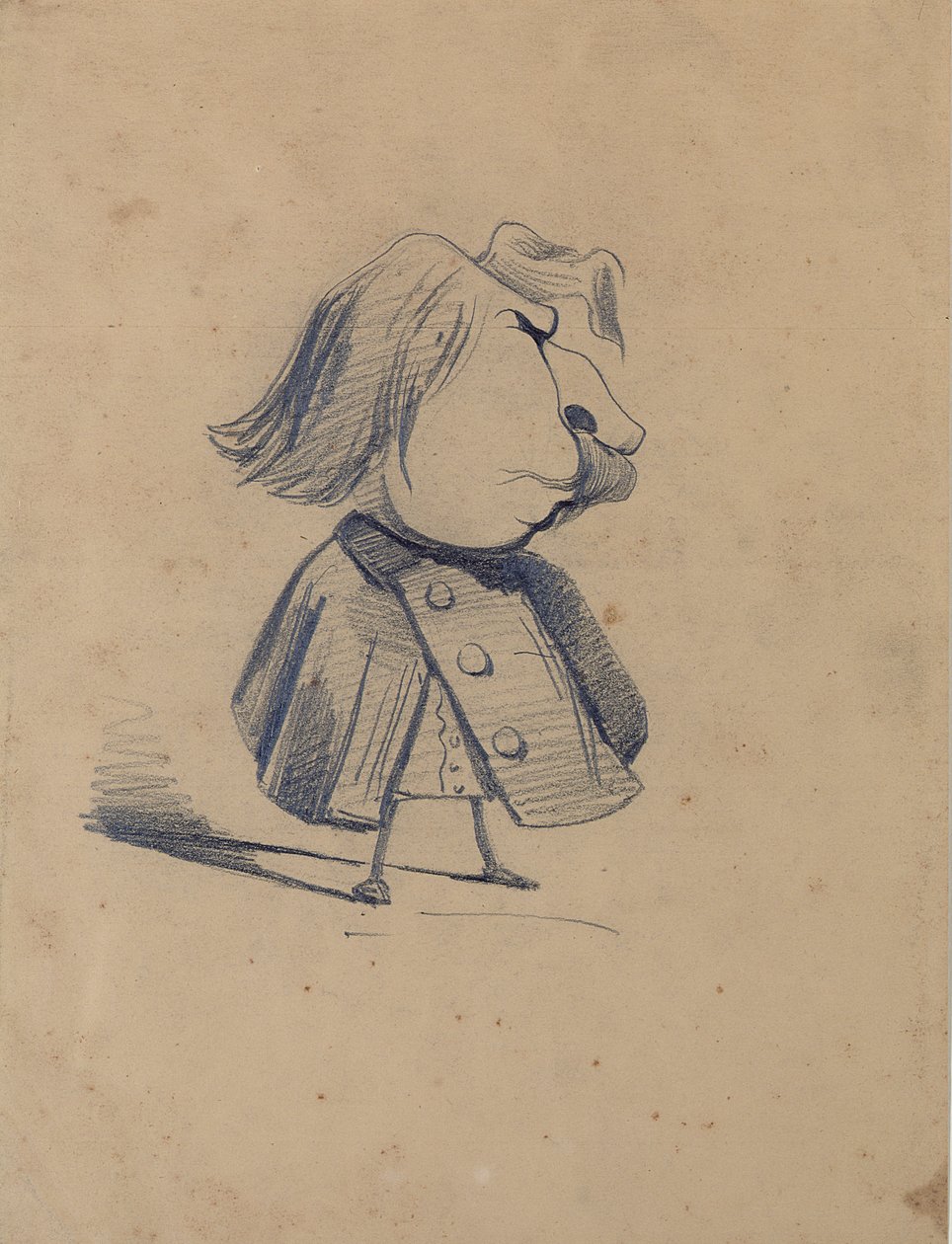 Alexandre Ursule Cellerier, chamado Felix, 1855-60 de Claude Monet
