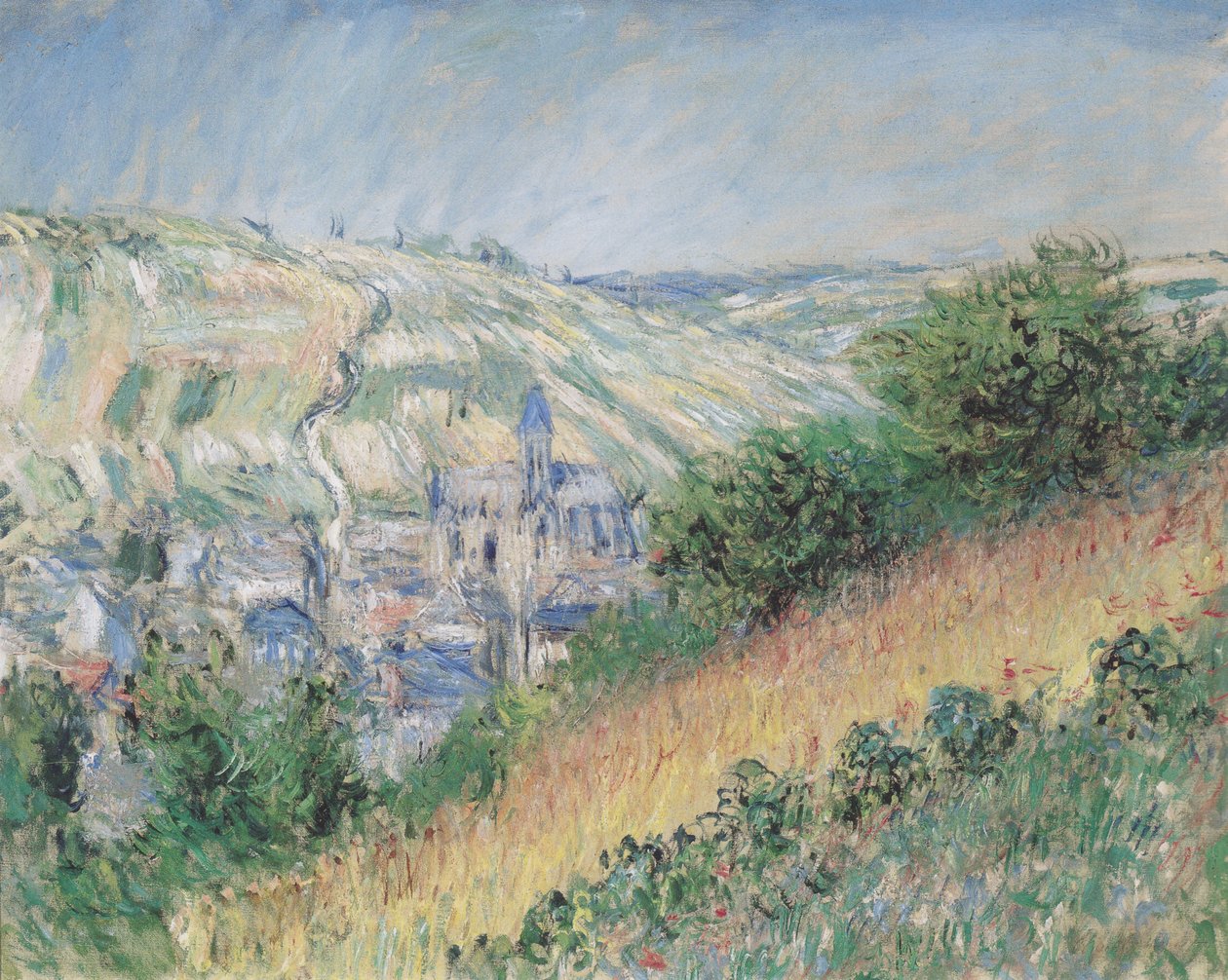 Vista, de, vétheuil de Claude Monet