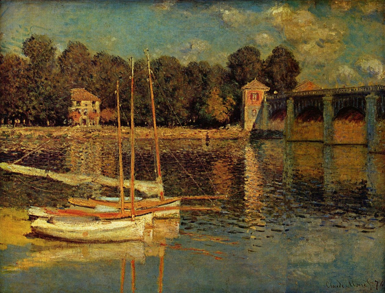 Ponte de argenteuil de Claude Monet