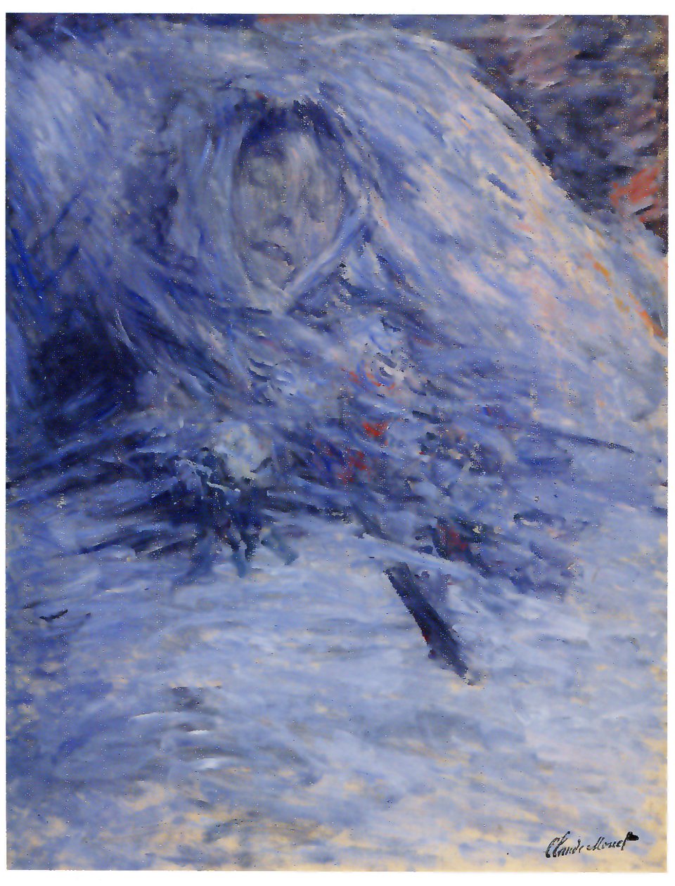 Camille Monet em seu leito de morte de Claude Monet
