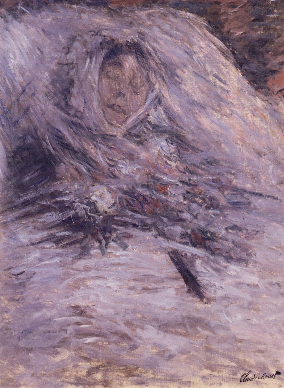 Camille Monet em seu leito de morte.JPG de Claude Monet
