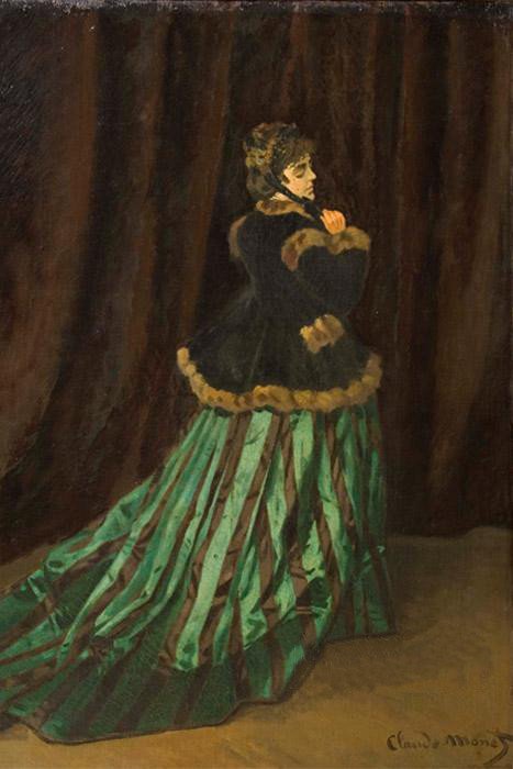 Camille, o vestido verde de Claude Monet