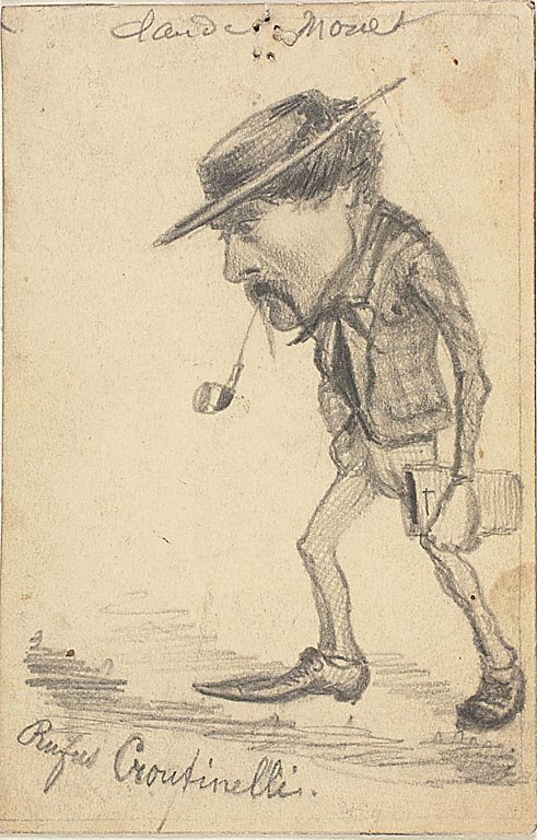 Caricatura de Henri Cassinelli de Claude Monet