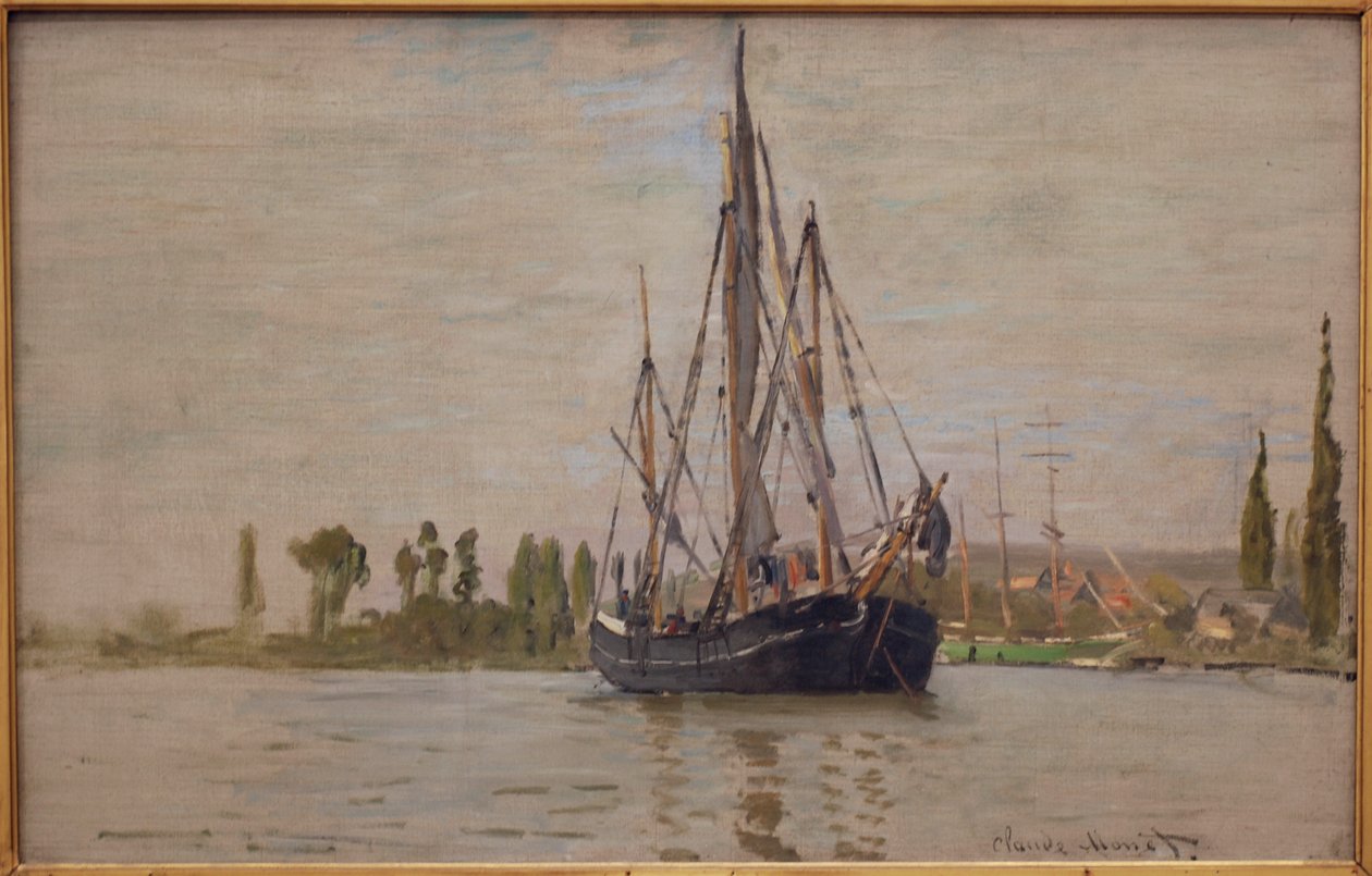 Caçador de marés ancorado de Claude Monet