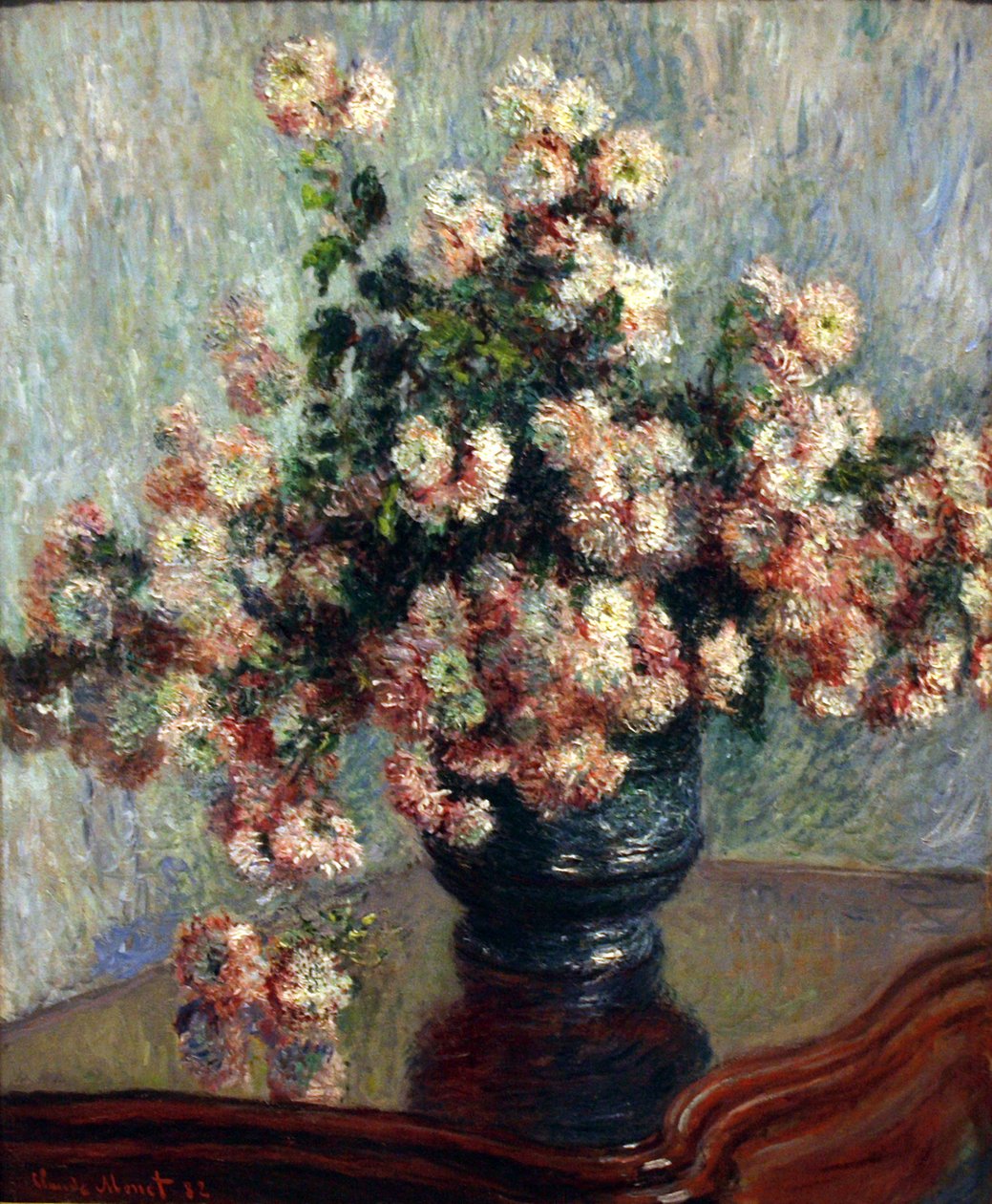 Crisântemos de Claude Monet