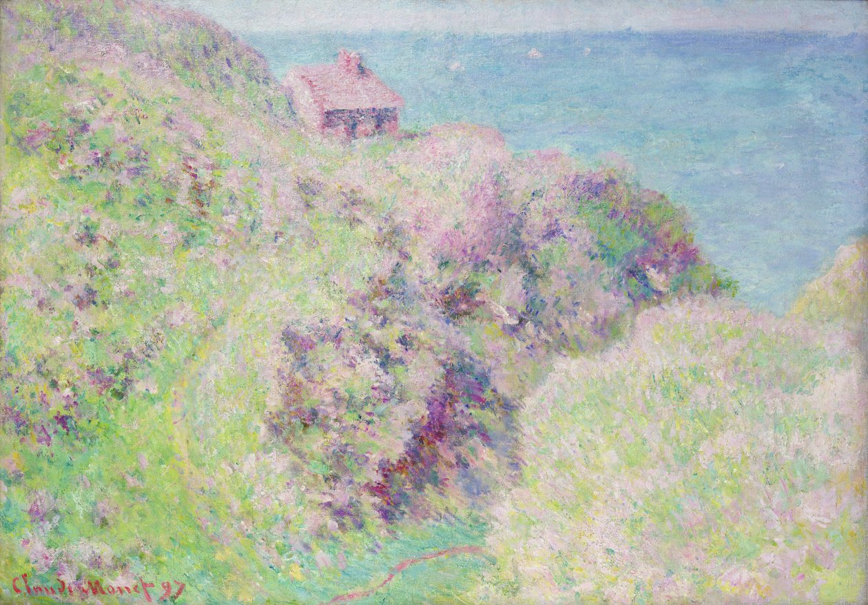 Alfândega em Varengeville, 1897 de Claude Monet