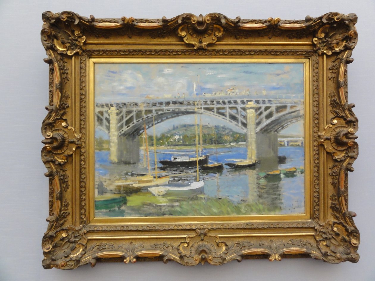 A ponte de Seine de Argenteuil de Claude Monet