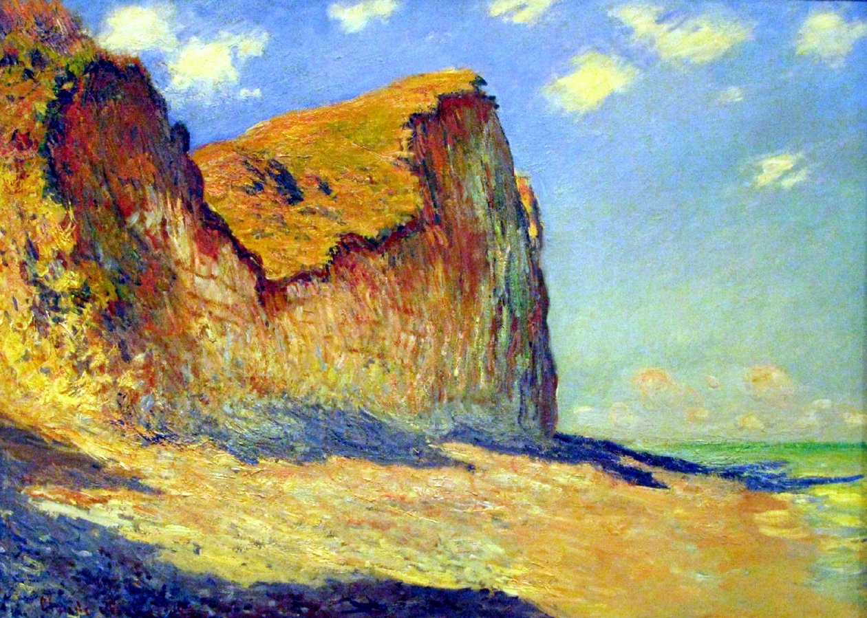 Penhascos perto de Pourville de Claude Monet