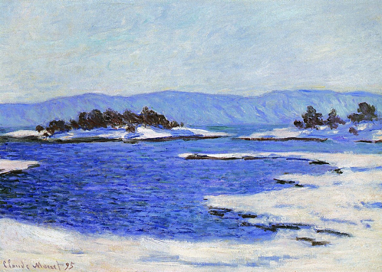 Fiorde em Christiania, Noruega, 1895 de Claude Monet