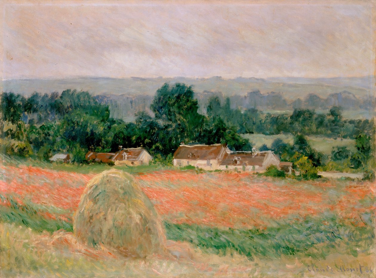 Palheiro em Giverny de Claude Monet
