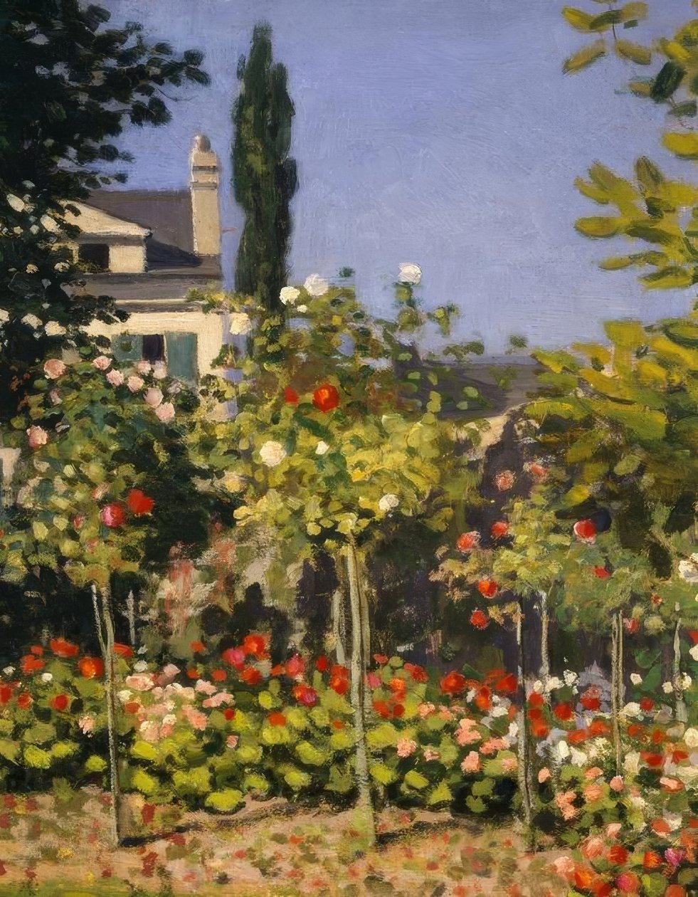 Jardim em flor de Claude Monet
