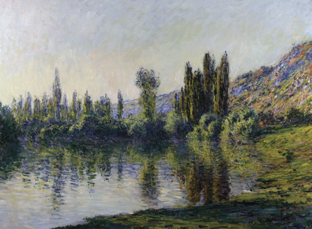 O Sena em Vétheuil de Claude Monet
