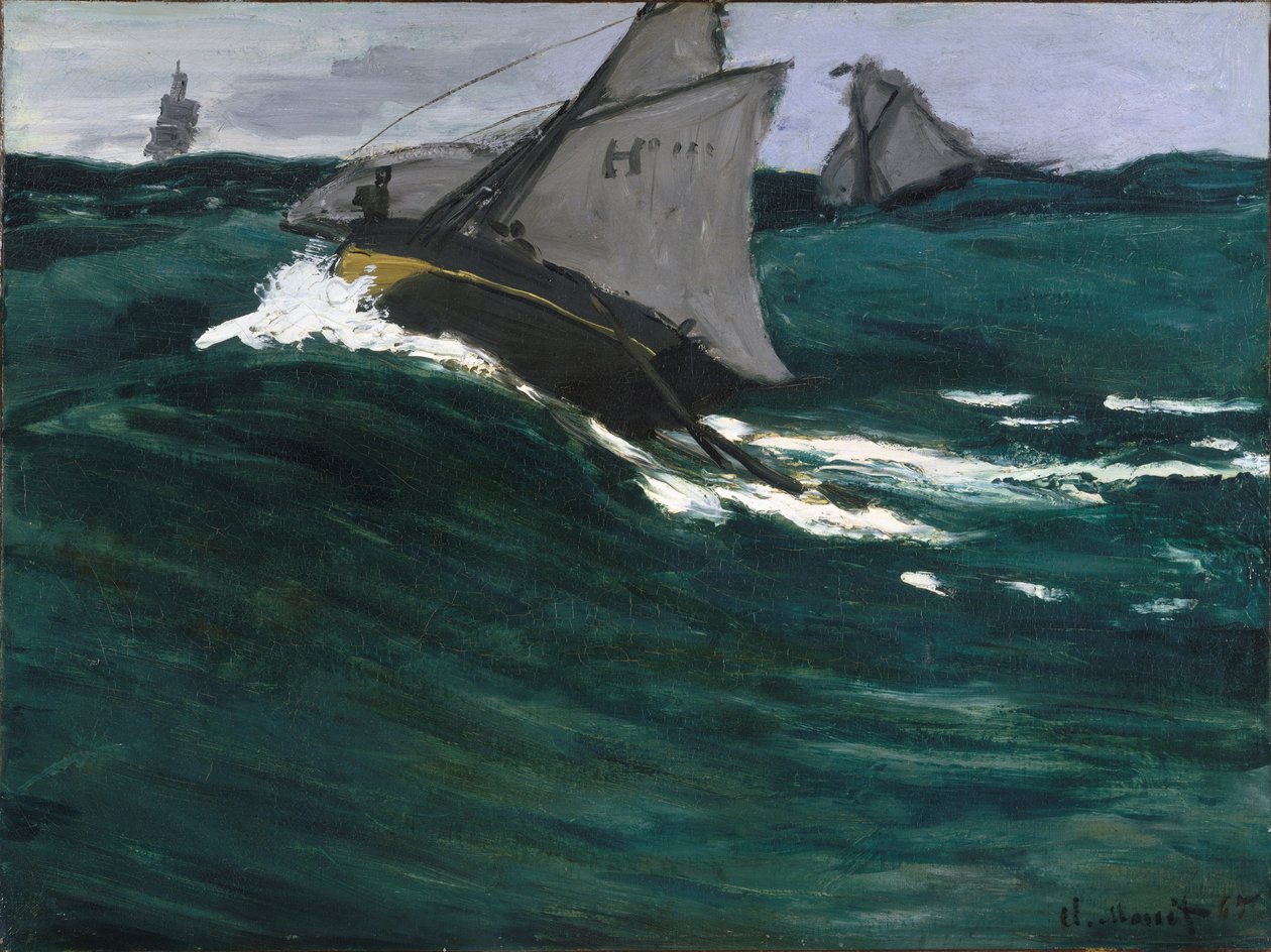 A onda verde de Claude Monet