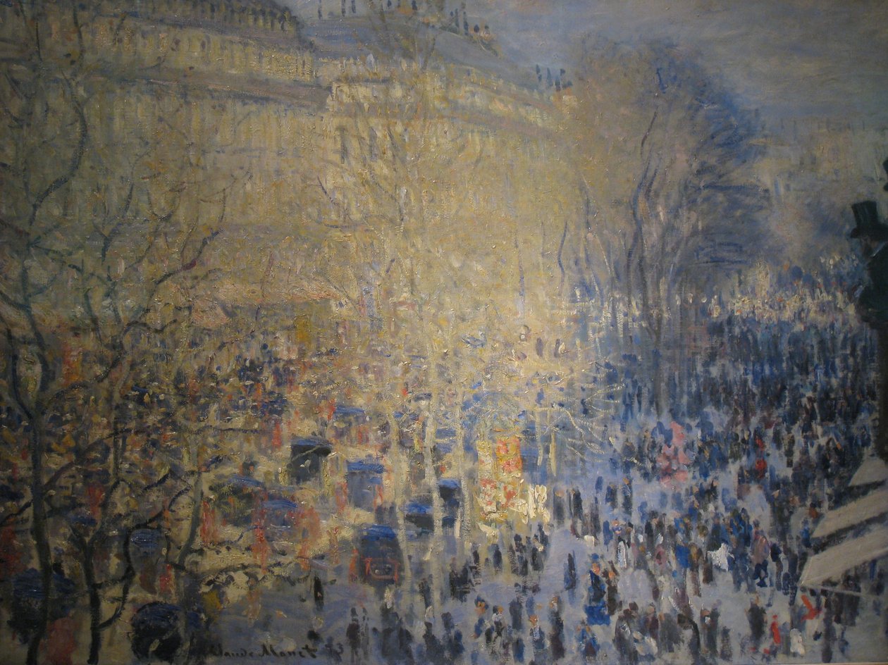 O Boulevard des Capucines de Claude Monet