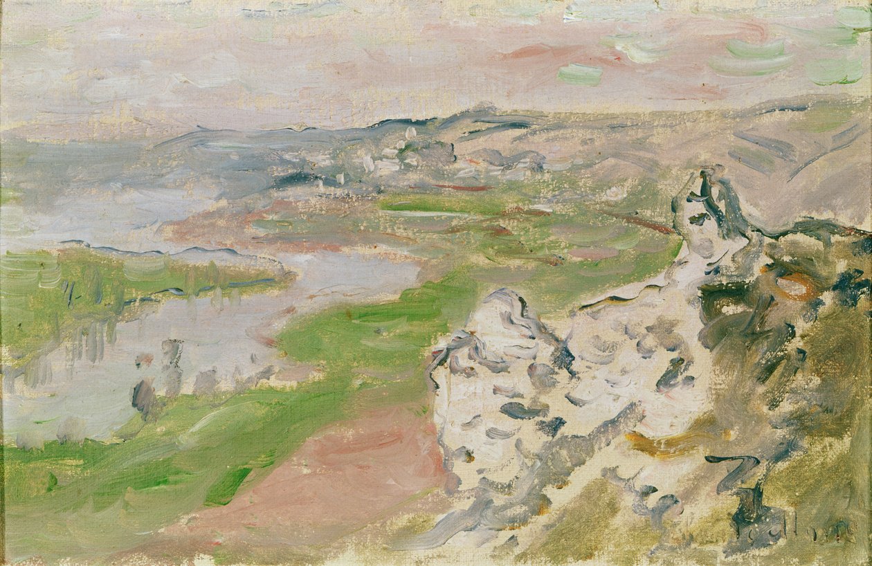 Le Cirque des Céteaux, o Sena visto das alturas de Chantemerle, 1881 de Claude Monet