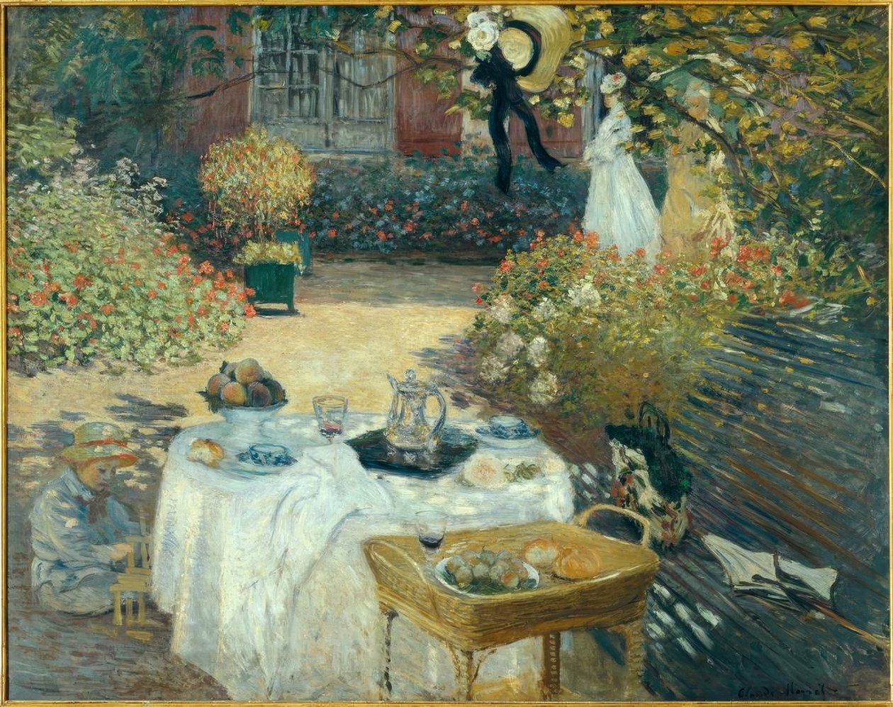 O almoço de Claude Monet