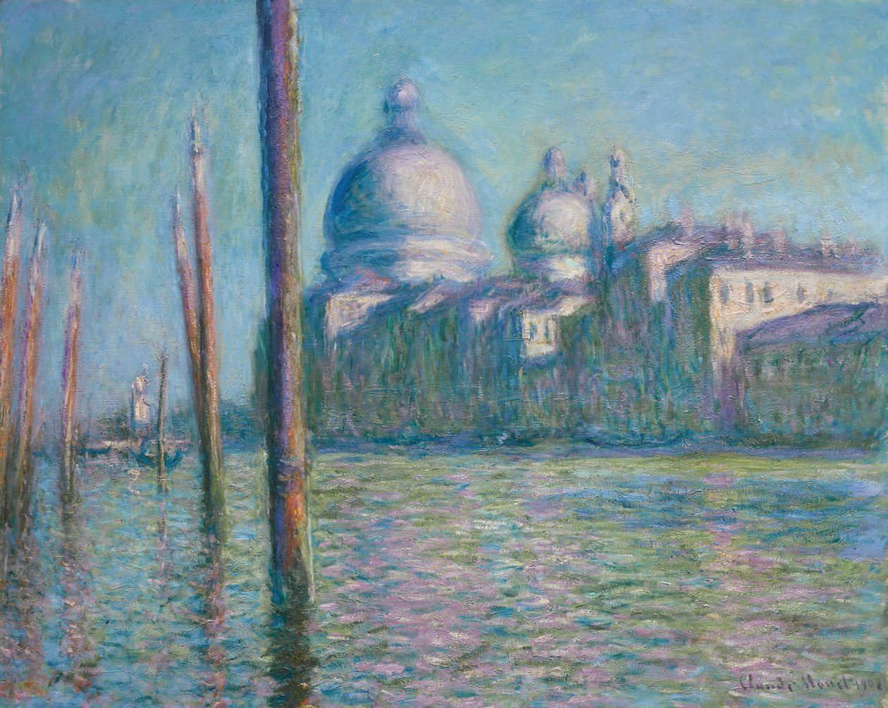 O Grande Canal (W1739) de Claude Monet