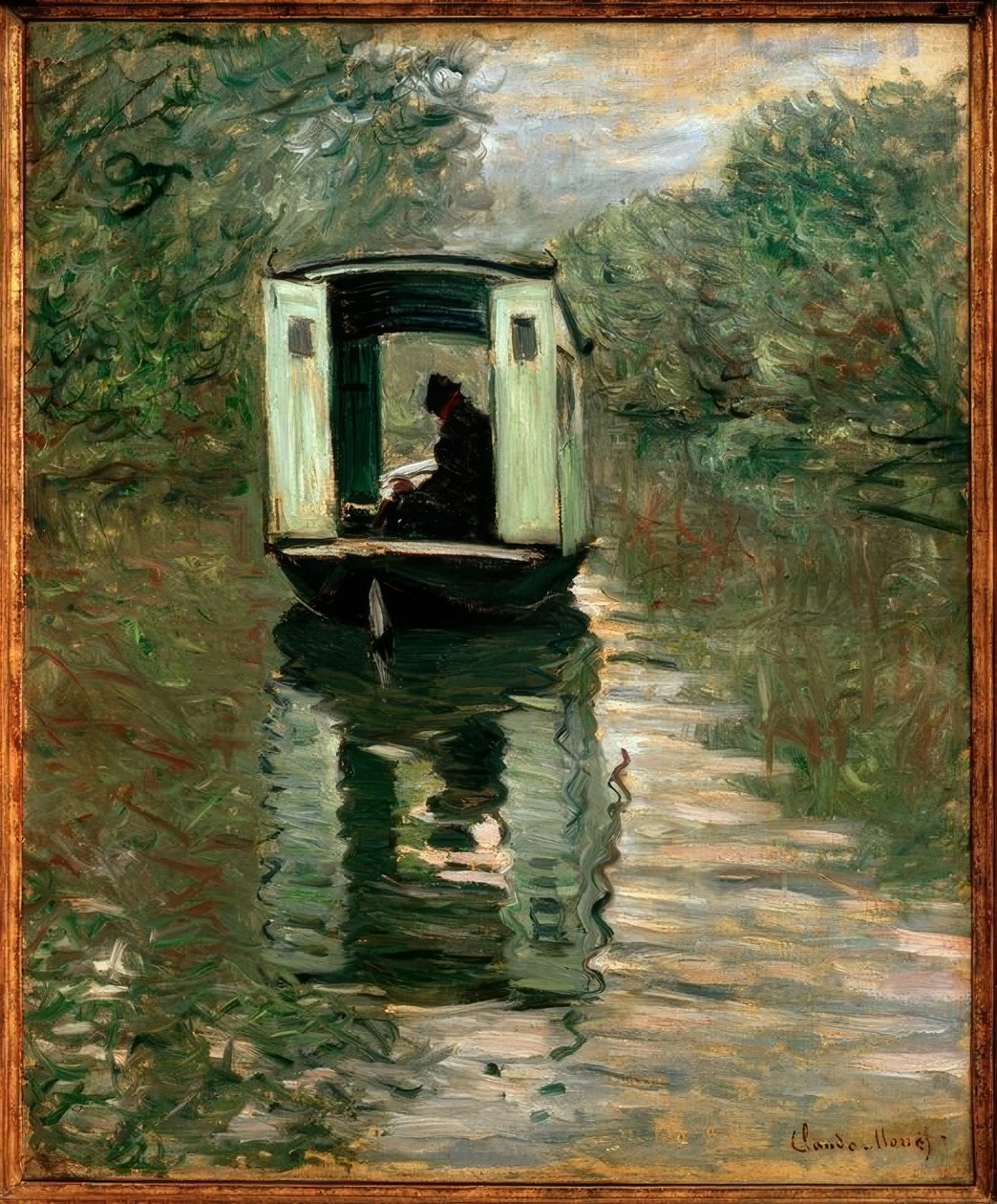 O barqueiro de Claude Monet