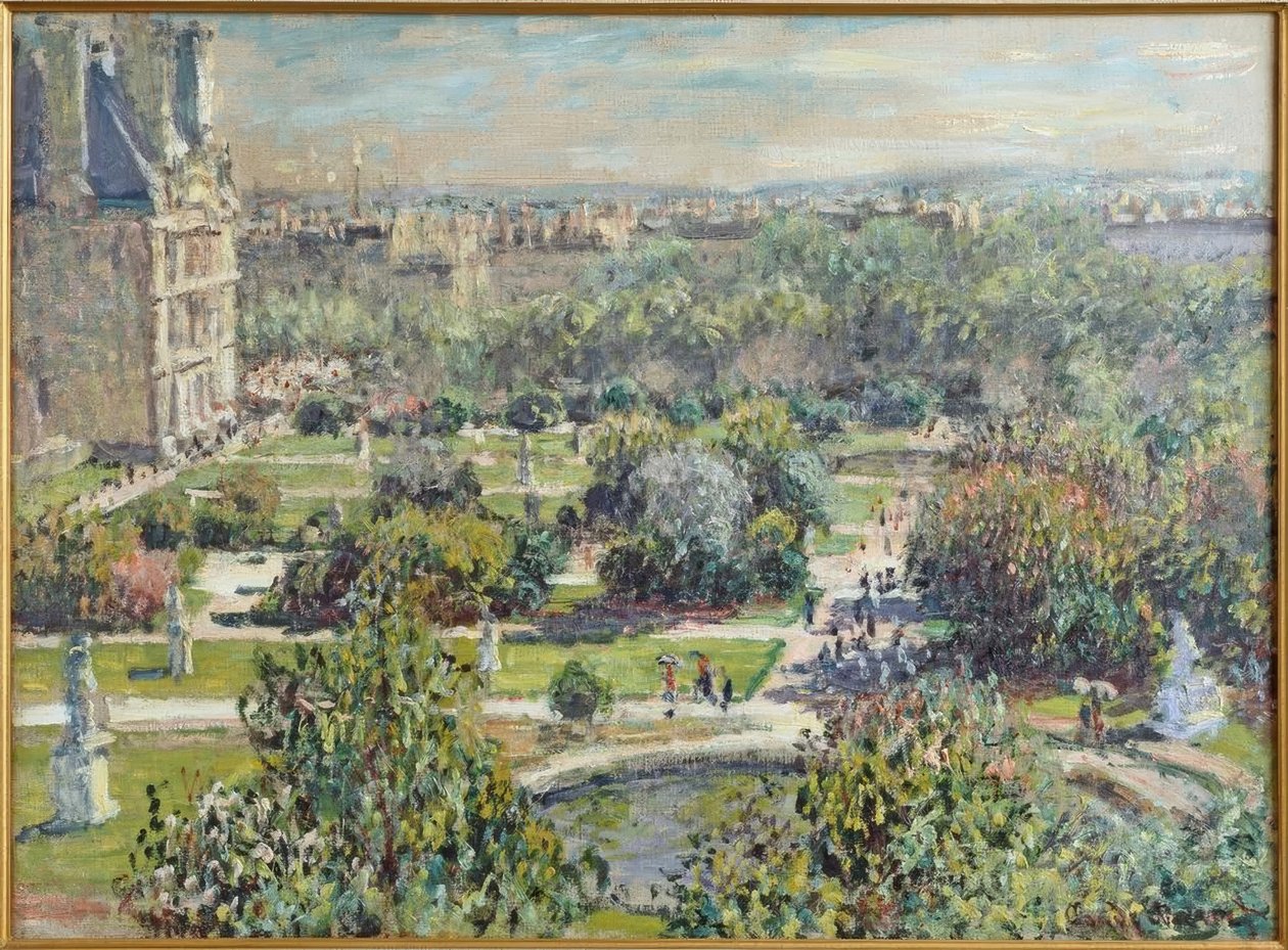 As Tulherias de Claude Monet