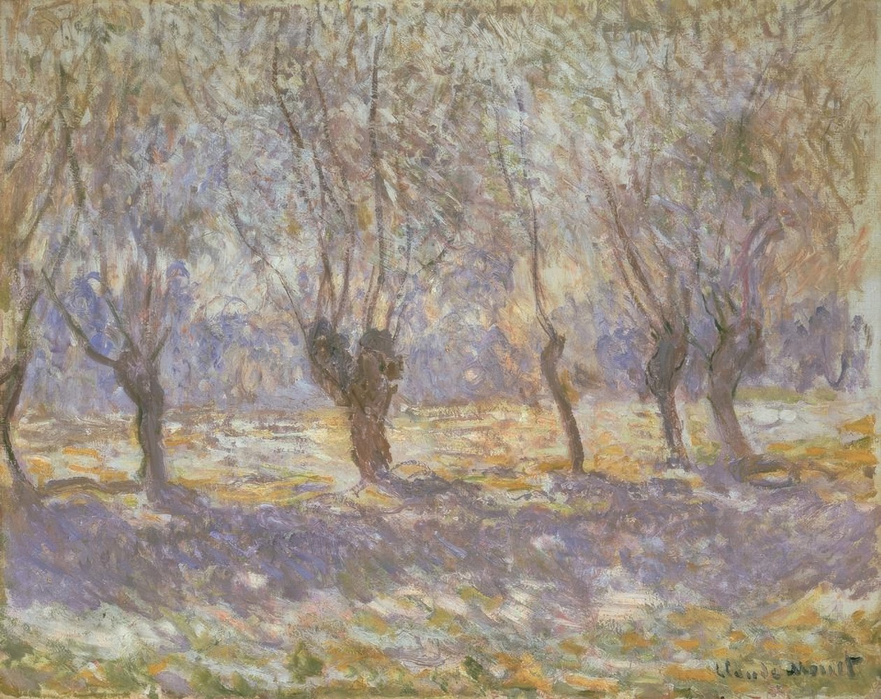 Willows, Giverny de Claude Monet