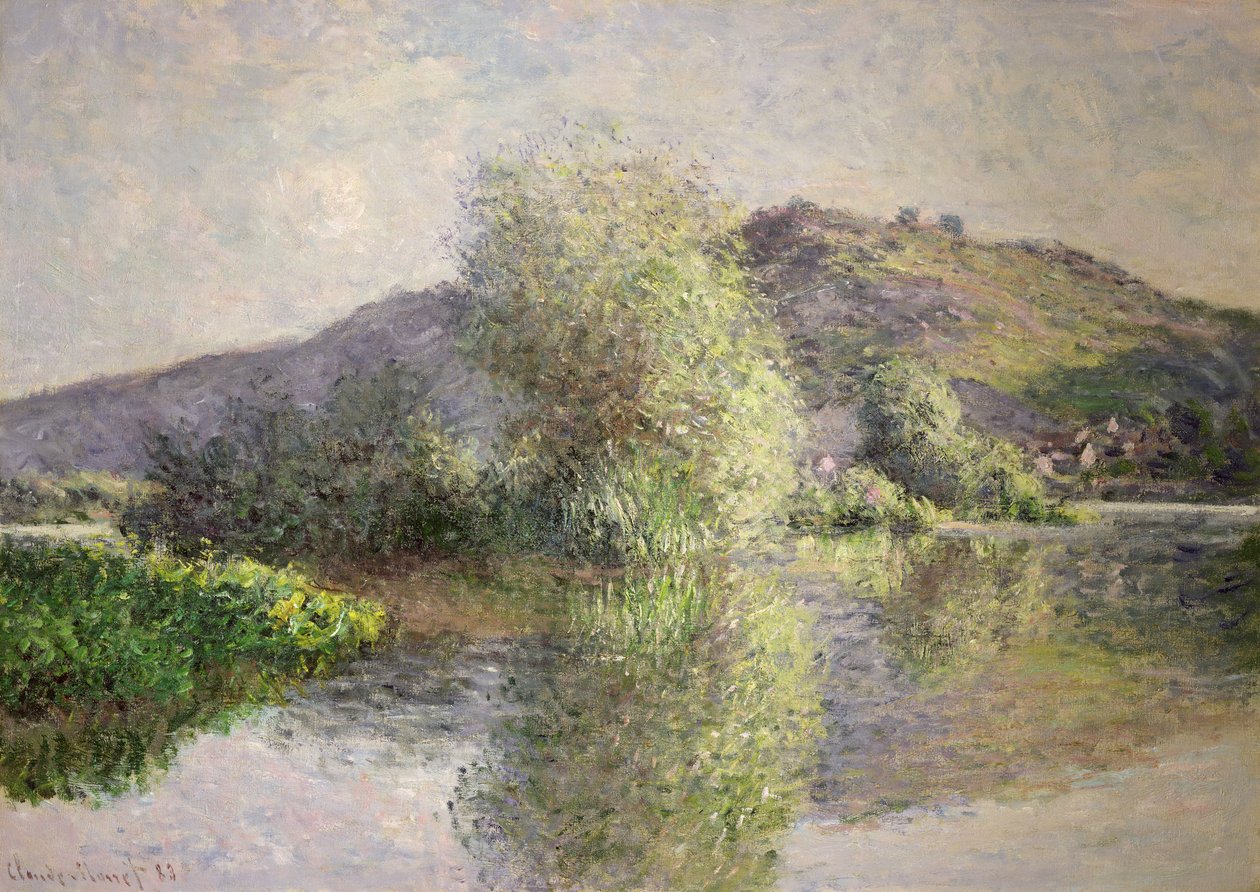Pequenas ilhas em Port-Villez, 1883 de Claude Monet