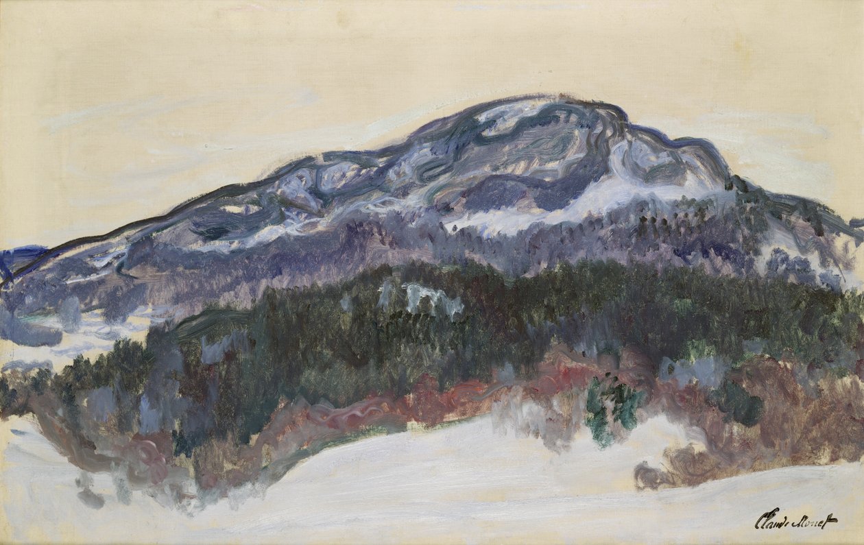 Monte Kolsaas, Noruega, 1895 de Claude Monet