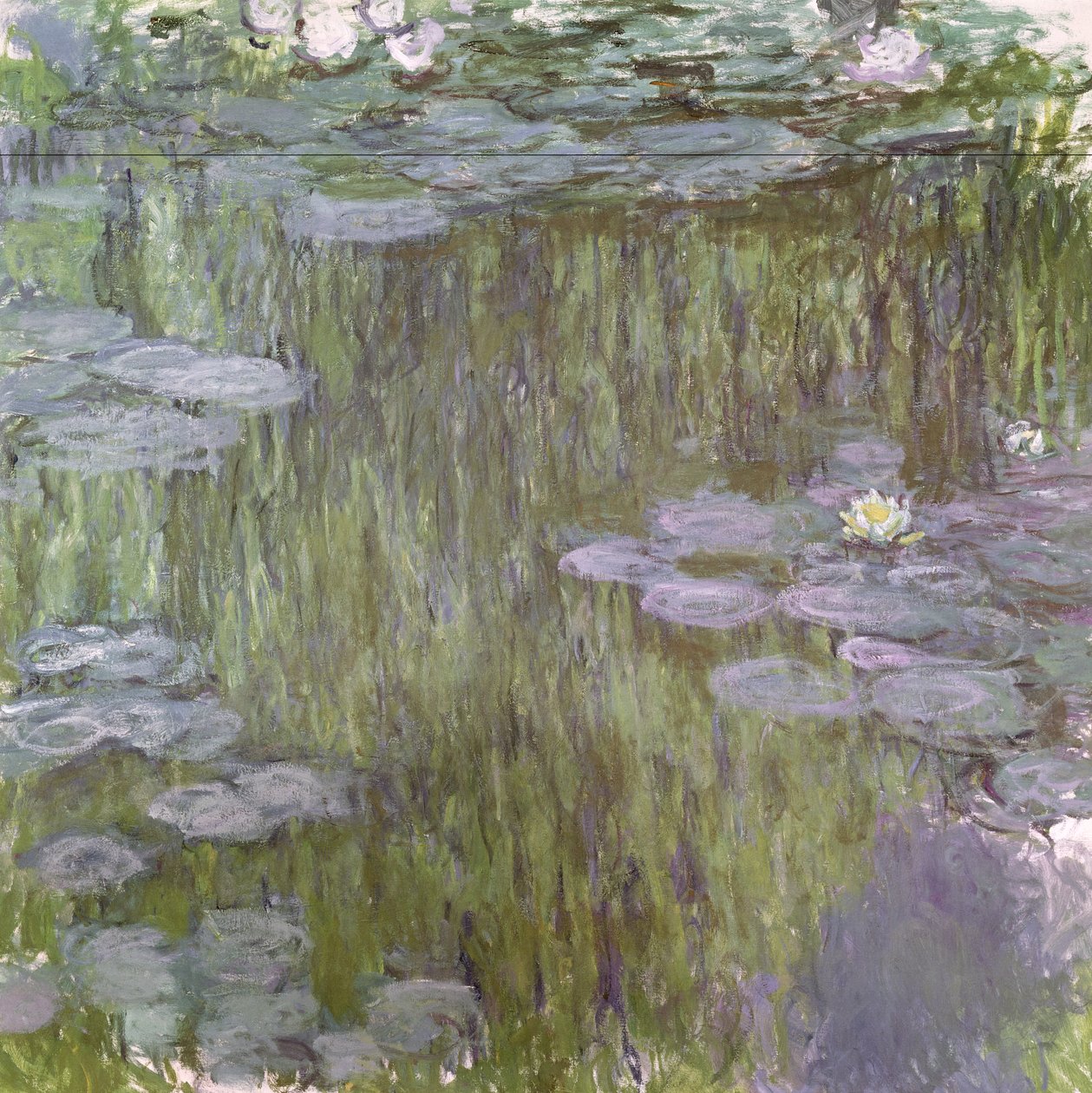 Nympheas em Giverny, 1918 de Claude Monet