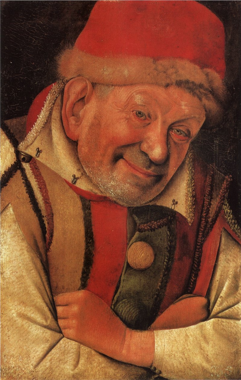 Retrato da corte de Ferrara Jester Gonella de Claude Monet