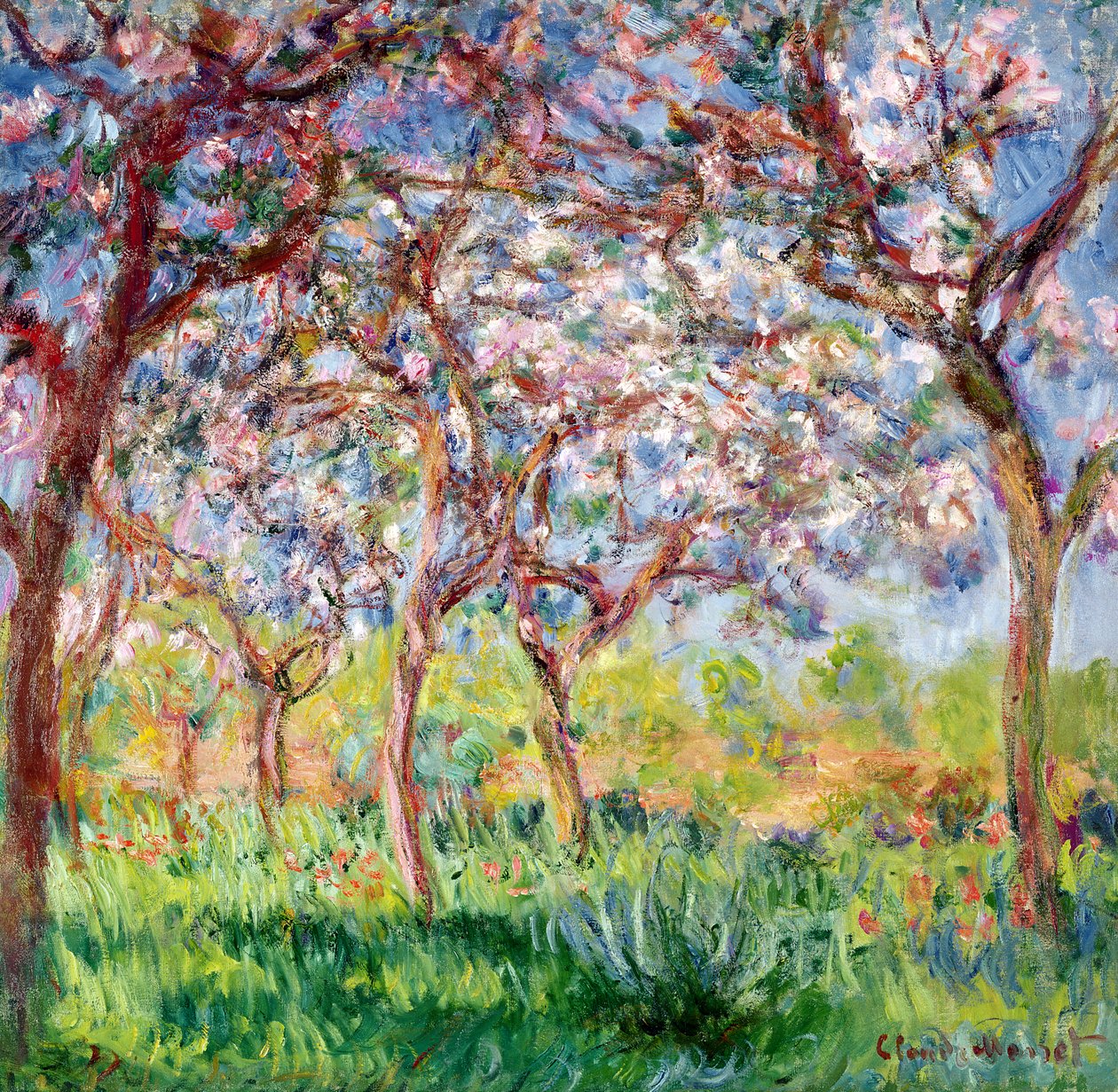 Primavera em Giverny, 1903 de Claude Monet