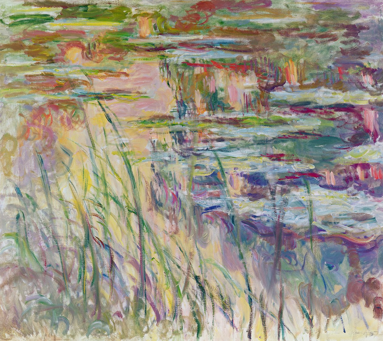 Reflexões sobre a Água, 1917 de Claude Monet