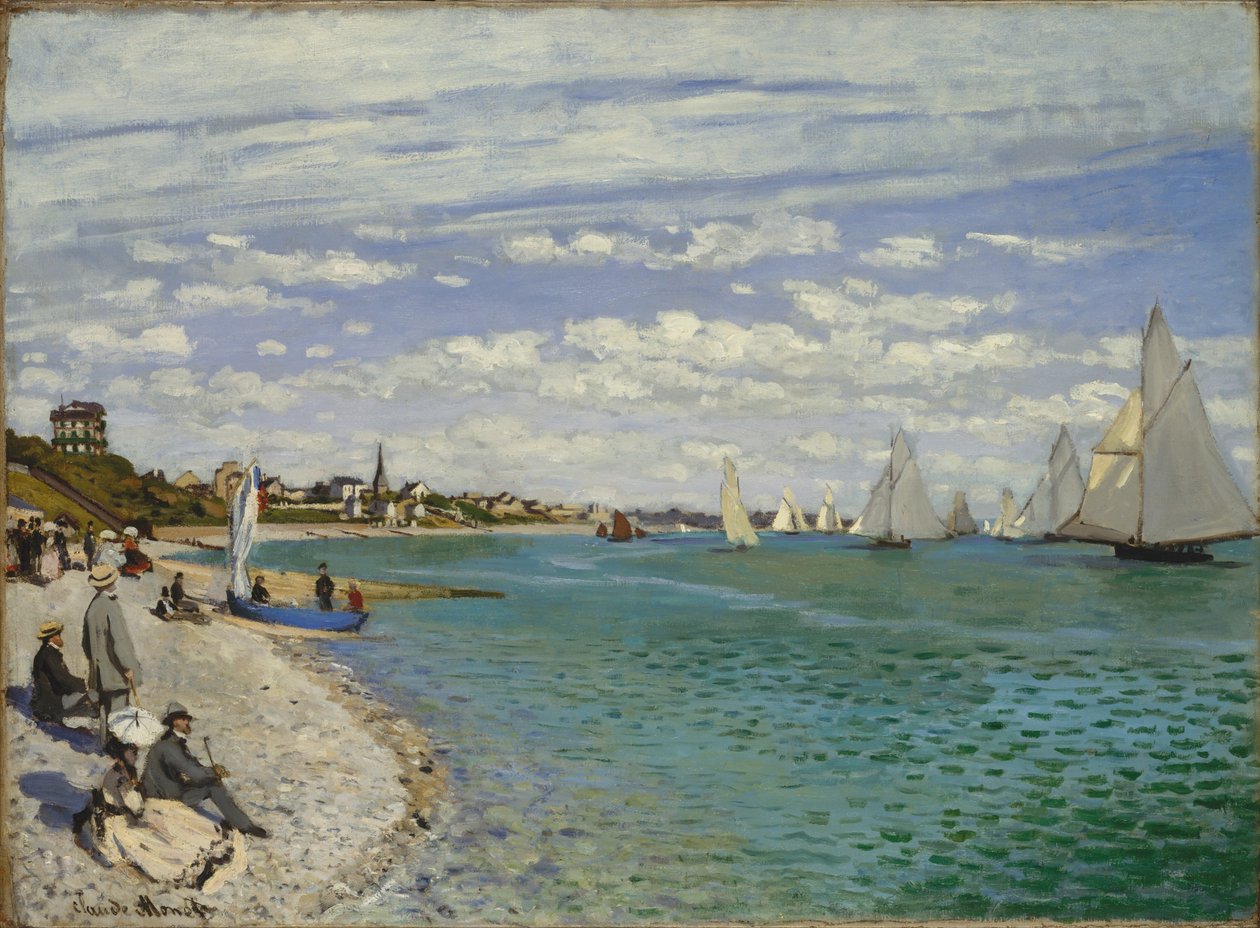Regata em Sainte-Adresse de Claude Monet