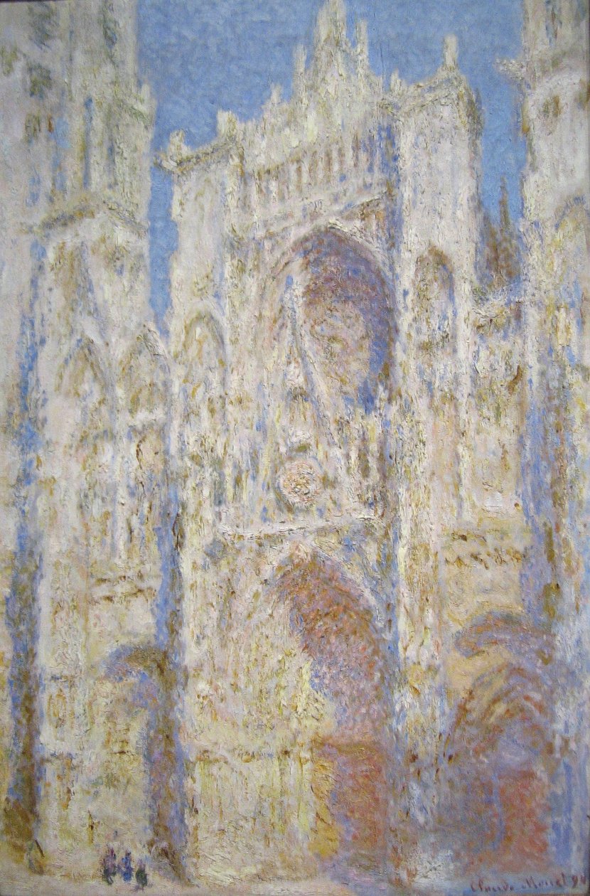 Catedral de Rouen, Fachada Oeste, Luz Solar de Claude Monet