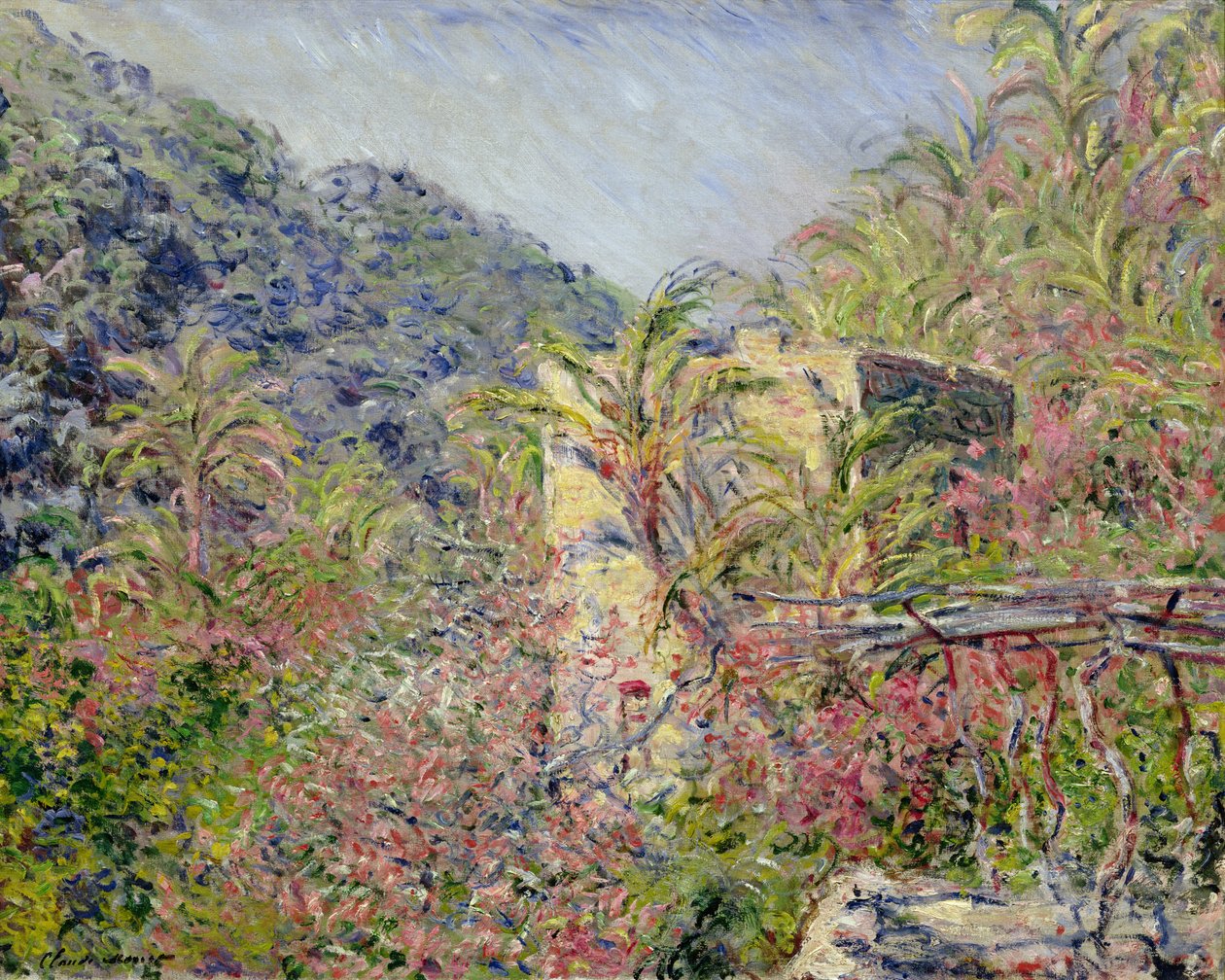 Vale do Sasso. Efeito do Sol, 1884 de Claude Monet