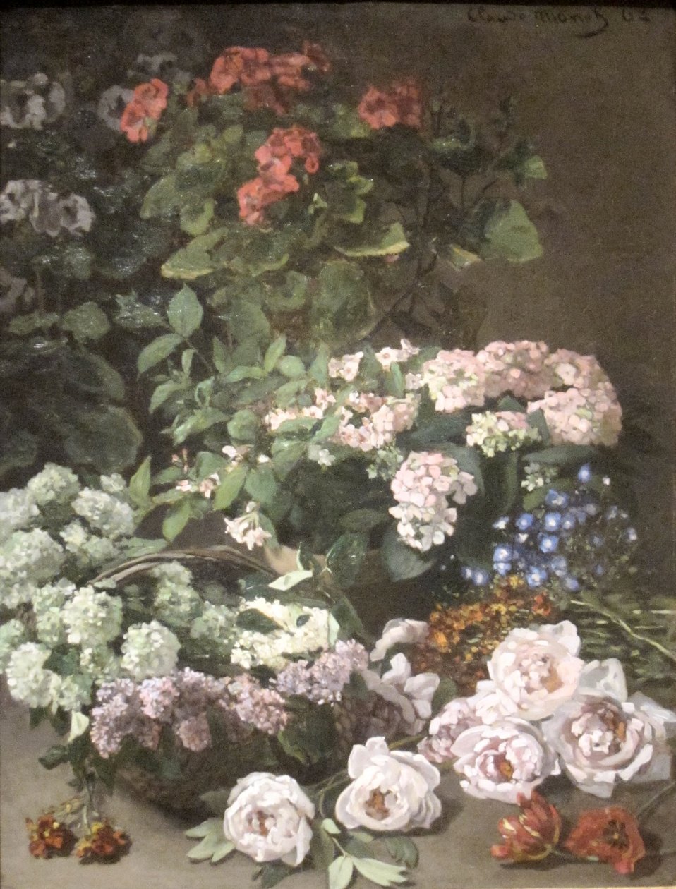 Flores da primavera de Claude Monet