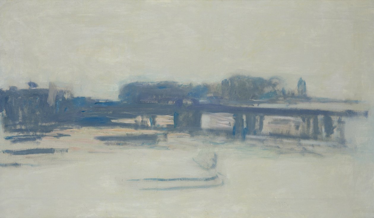 Estudo para Charing Cross Bridge, 1899-1901 de Claude Monet