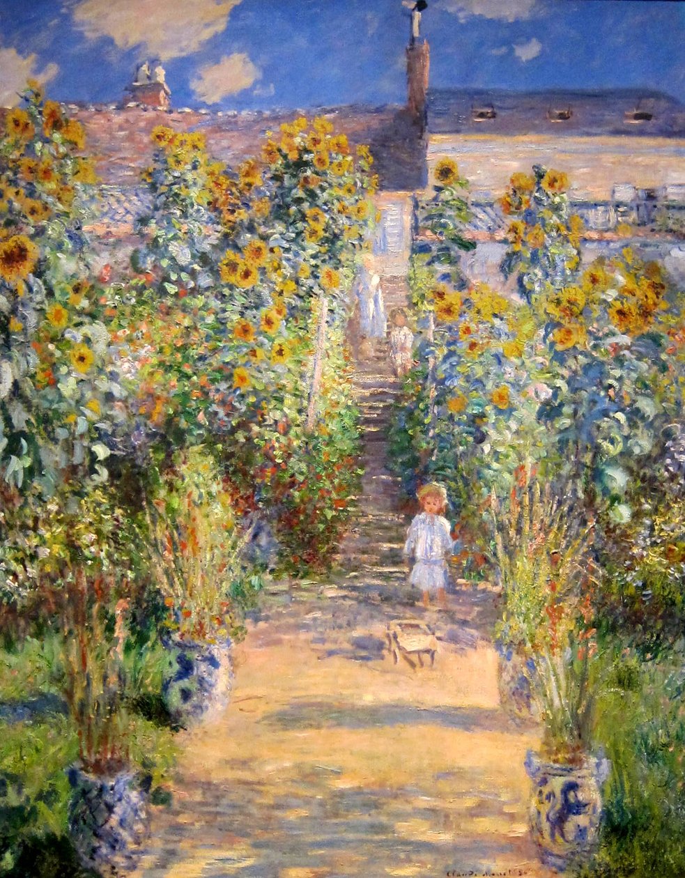 O Jardim dos Artistas em Vétheuil de Claude Monet